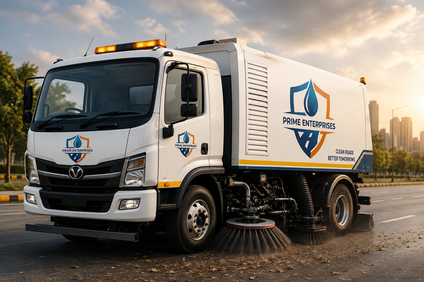 Road Sweeping Machines for Urban Roads