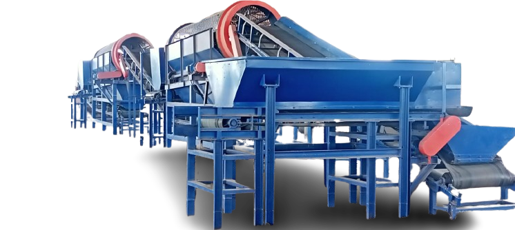 Trommel and Shredder Line